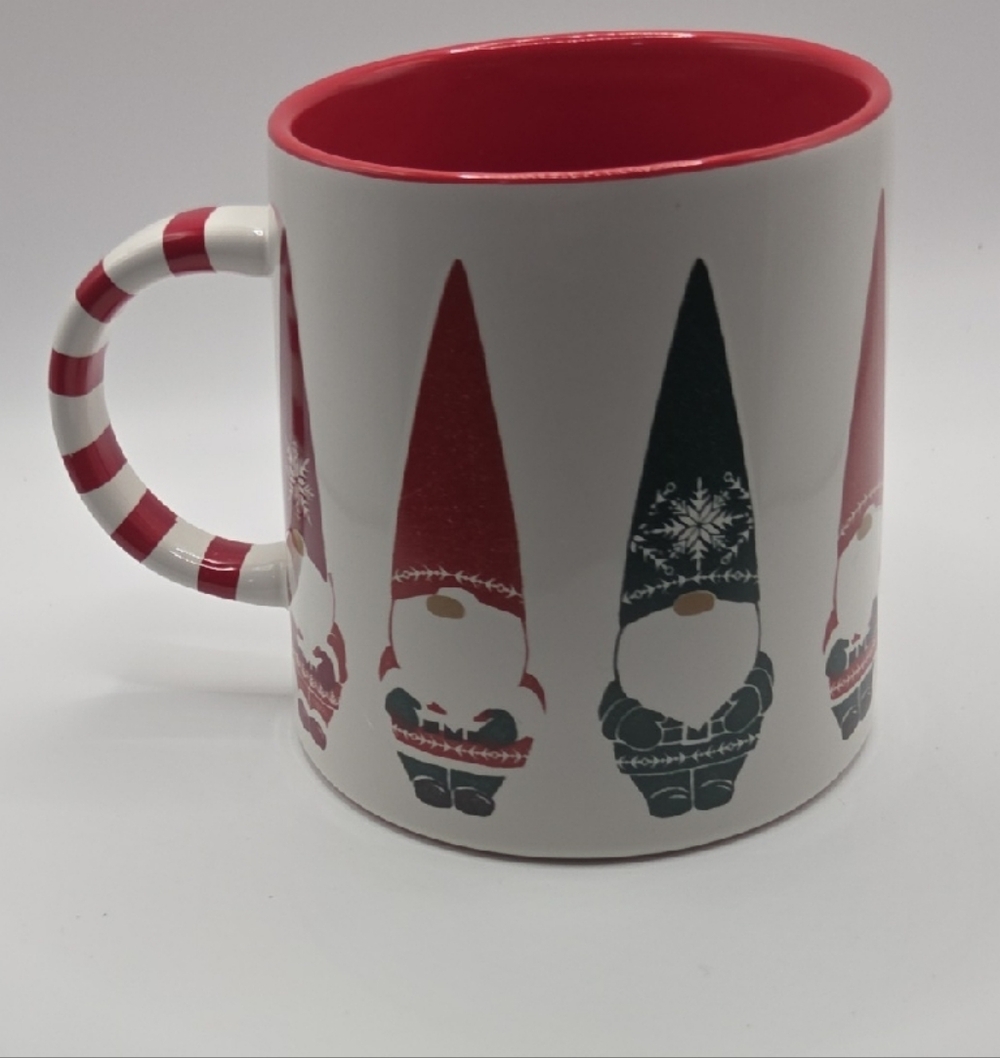 Festive Gnome Mug - Red and White